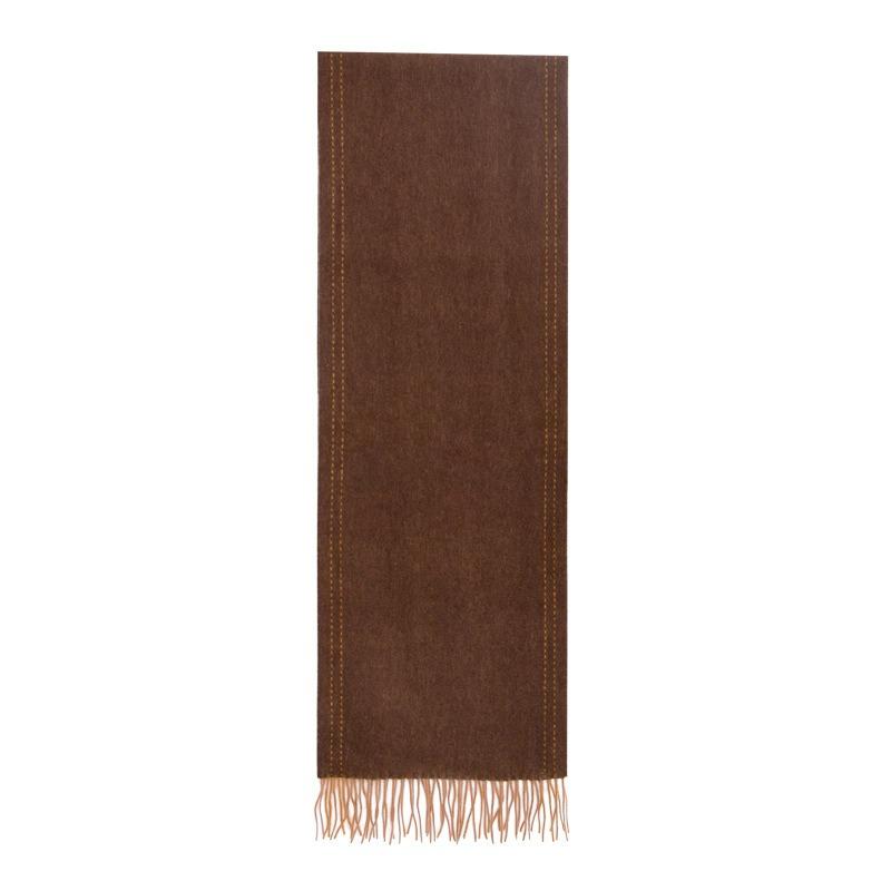 Luxury 100 wool! Double-sided solid color scarf, warm scarf in autumn and winter, unisex gifts