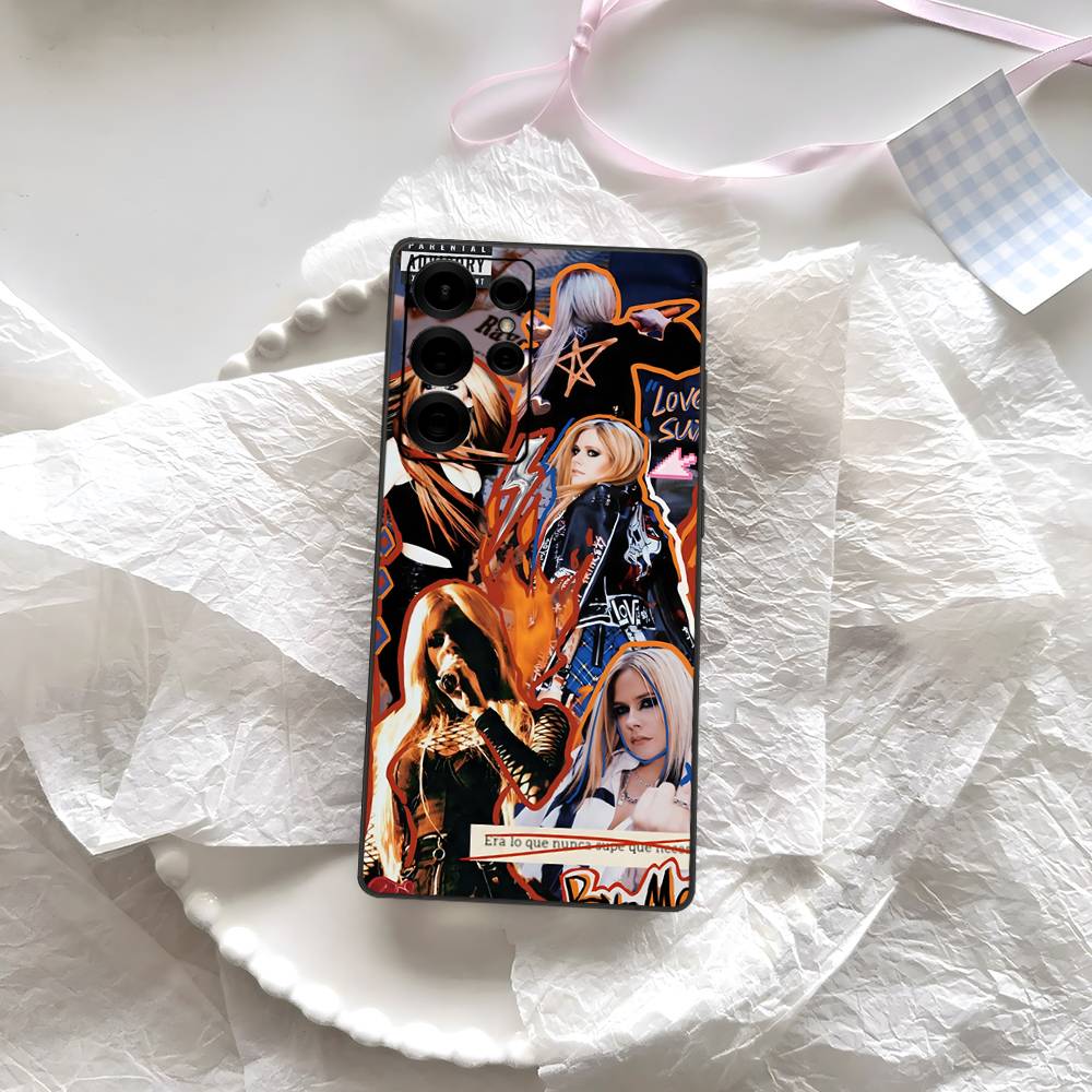 Avril Ramona Lavigne Phone Case For Samsung S 24 Fe 25 Ultra Plus 20 Lite 21 30 22 23 24 22 Ultra 5G Fundas