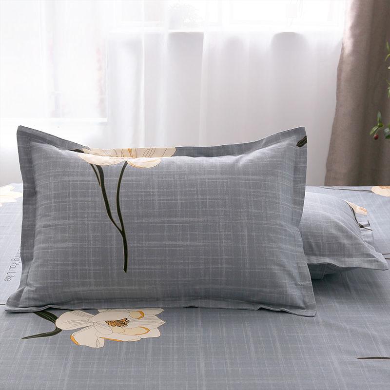 48cmx74cm Pillowcase Pure Cotton Pillow Case One Pair Pack Thicken Encryption Breathable Sweat-absorbent Pillow Cover