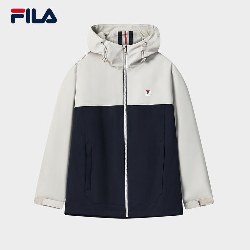 FILA Men s 2025 Winter Color-block Hooded Woven Jacket XL