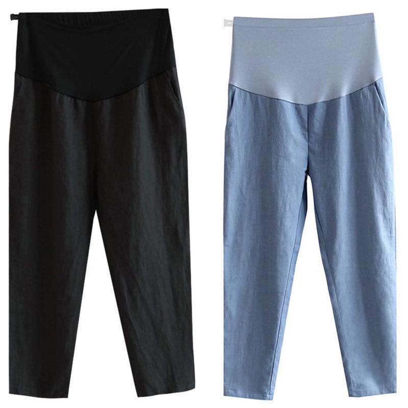 2026 New Spring-Autumn Maternity Base Layer Pants: Lightweight, Casual Wear for Pregnancy