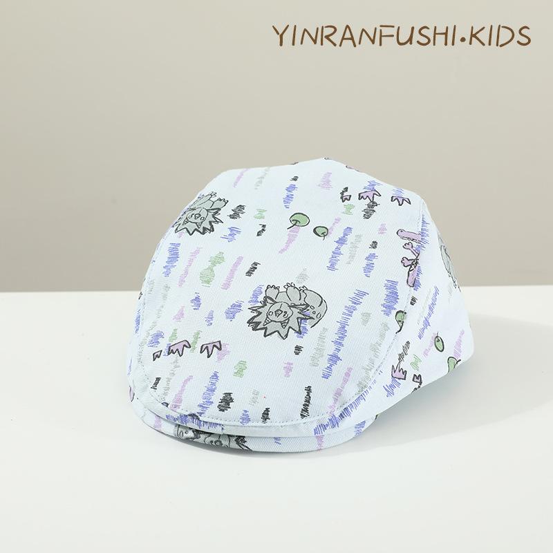 New Children's Hat Korean Version of Beret Forward Hat Versatile Fashionable Baseball Cap Fashionable Painter's Hat