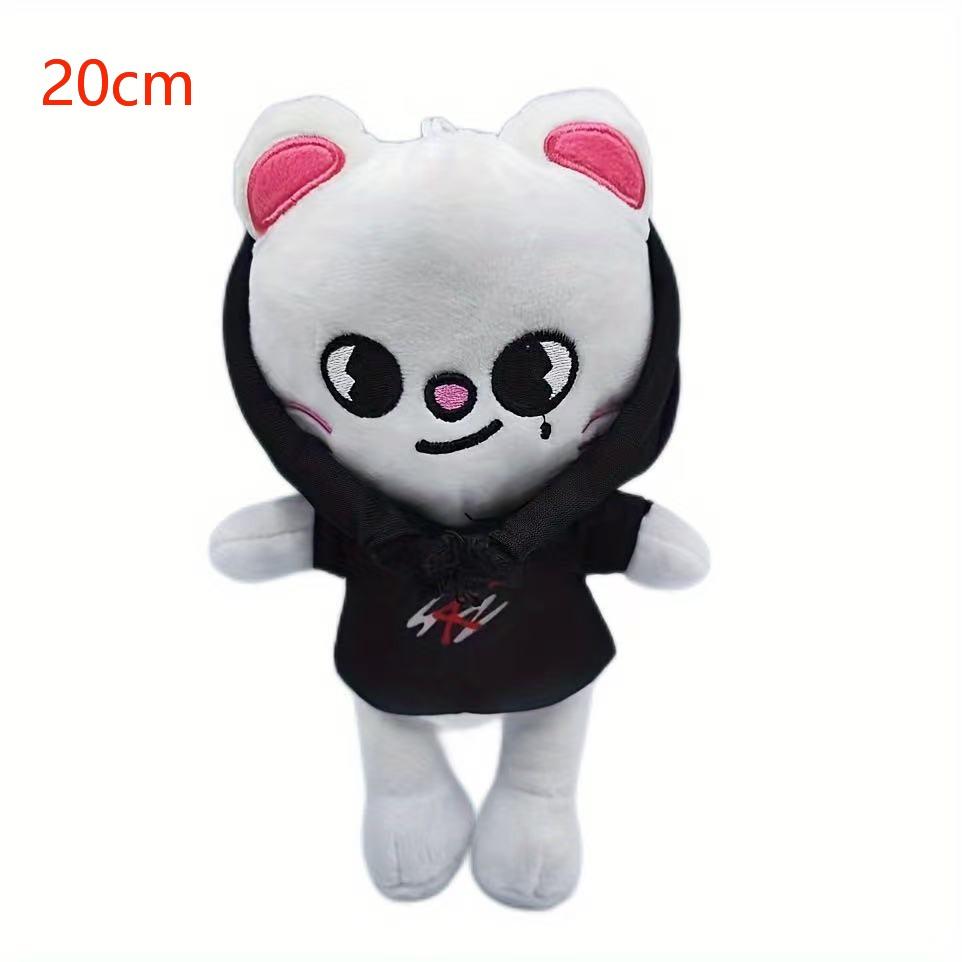 Skzoo Schlüsselanhänger Plüschtier Kawaii Skzoo Stray Wolf Plüsch Cartoon Stofftier Puppe Kawaii Begleiter Spielzeug Kindergeschenk!