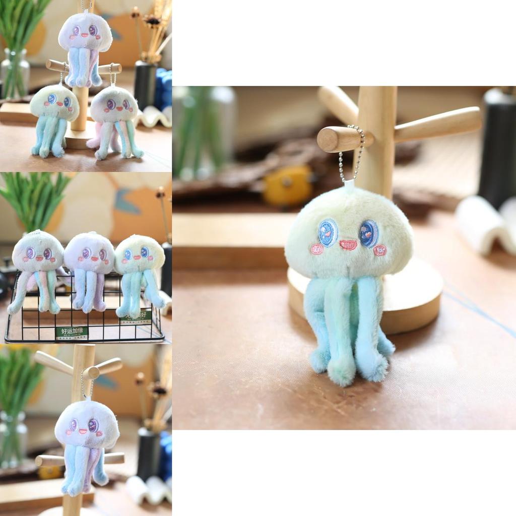 Adorable Plush Octopus Keychain Cute Soft Short Plush Toy Stuffed Animal