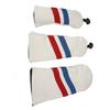 3PCS Golf Club Head Cover for Driver Fairway Woods Headcovers Golf Accessories Hybrid UT Head Covers Set