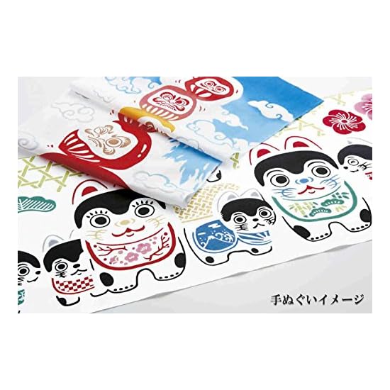 kenema Tenugui Lucky Daruma (Never Fall)