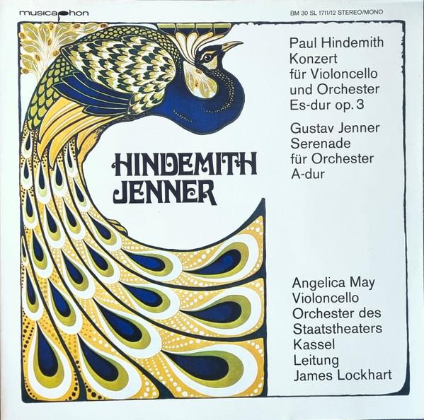 

LP Record PAUL HINDEMITH, GUSTAV JENNER, ANGE - Konzert Für Violoncello Und Orchest BM30SL171112 Musicaphon Germany Classical Used