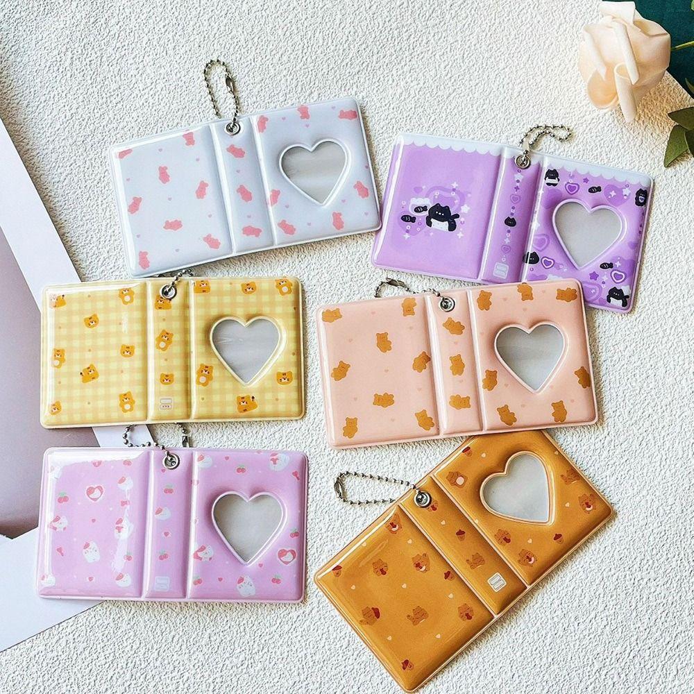 

16 Pockets Photocard Holder 2 Inch Photo Holder Mini Name Card Book білий