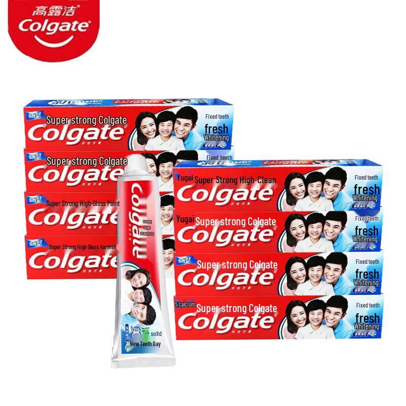

Colgate Strong Teeth & Whitening Toothpaste - Refreshing Mint 8-Pack (140g)