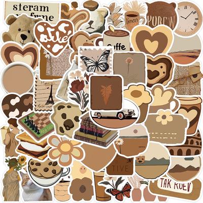 50Pcs/Set Maillard Styles Art Series 01 Stickers DIY Fashion Waterproof Doodle Decals Stickers