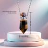 Hexagonal Amethyst Perfume Bottle Necklace for Aromatherapy