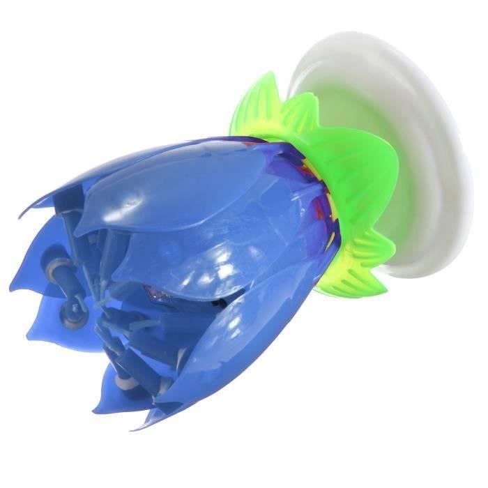 

Свічка на день народження музична квітка лотоса, що обертається SMRT U - Синя