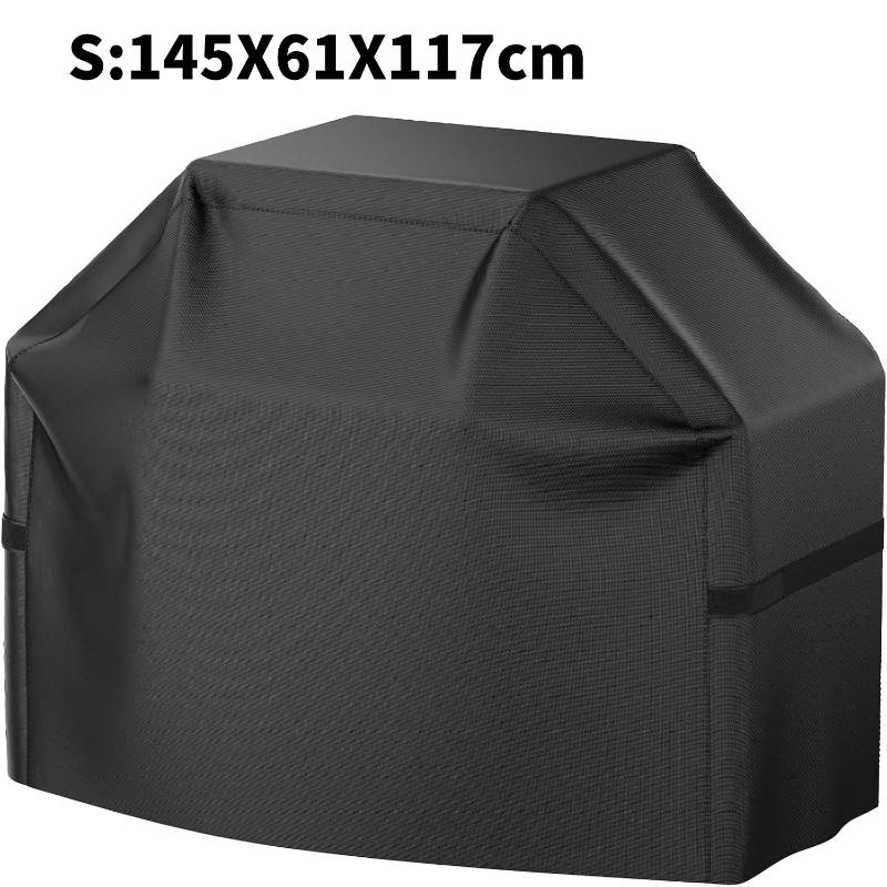Multiple Size Grill Cover, Heavy Duty Waterproof Barbecue Gas Grill Cover, Black, Heat Resistant, Stain Resistant, Waterproof