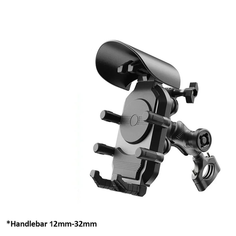 360° Rotation Motorcycle Phone Holder Support For 16-32mm Handlebar Universal