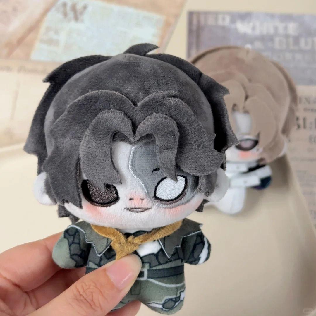 10cm Anime Identity V Narrengold Dr. Fenster Jagd Plüschtier Rucksack Anhänger Schlüsselanhänger Puppe Plüschtiere Geburtstagsgeschenke black