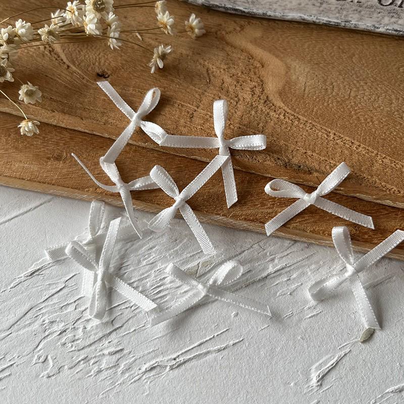 2.5cm Wide Handmade Ribbon Bow Knot for DIY Clothing & Hair Accessories, Card Holders, and Decorations