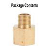 1pcs Brass NPT Adapter 1/8 Male To 1/4 Female NPT Brass Pipe Parts Tool For Car Repair Tools Accessories