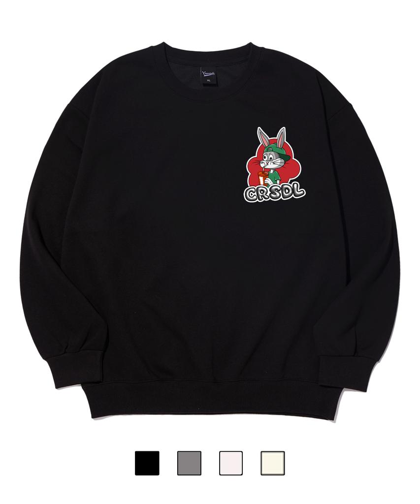 CREAM SODA LAB Shocking Rabbit Sweatshirt (Type A)