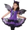 Bat Costume For Girls, Halloween Outfit With Bat Wings, Gi