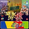Building block Jurassic luminous dinosaur Tyrannosaurus rex Triceratops puzzle assembly children's toy gift