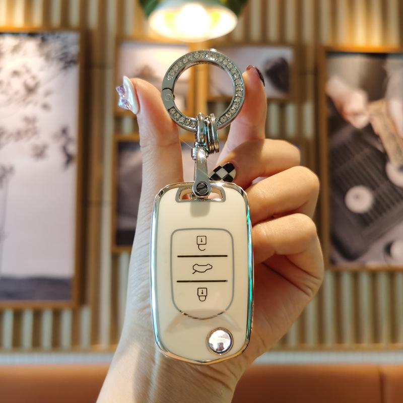Wuling Mini Key Case for Baojun 730, Macaron, 510, 360, 310W Plus, S3 - Shell Bag with Buckle