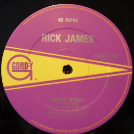

12-дюймовая пластинка RICK JAMES - Can t Stop TMGT1378 Gordy 1985 UK Соул/Фанк Б/У