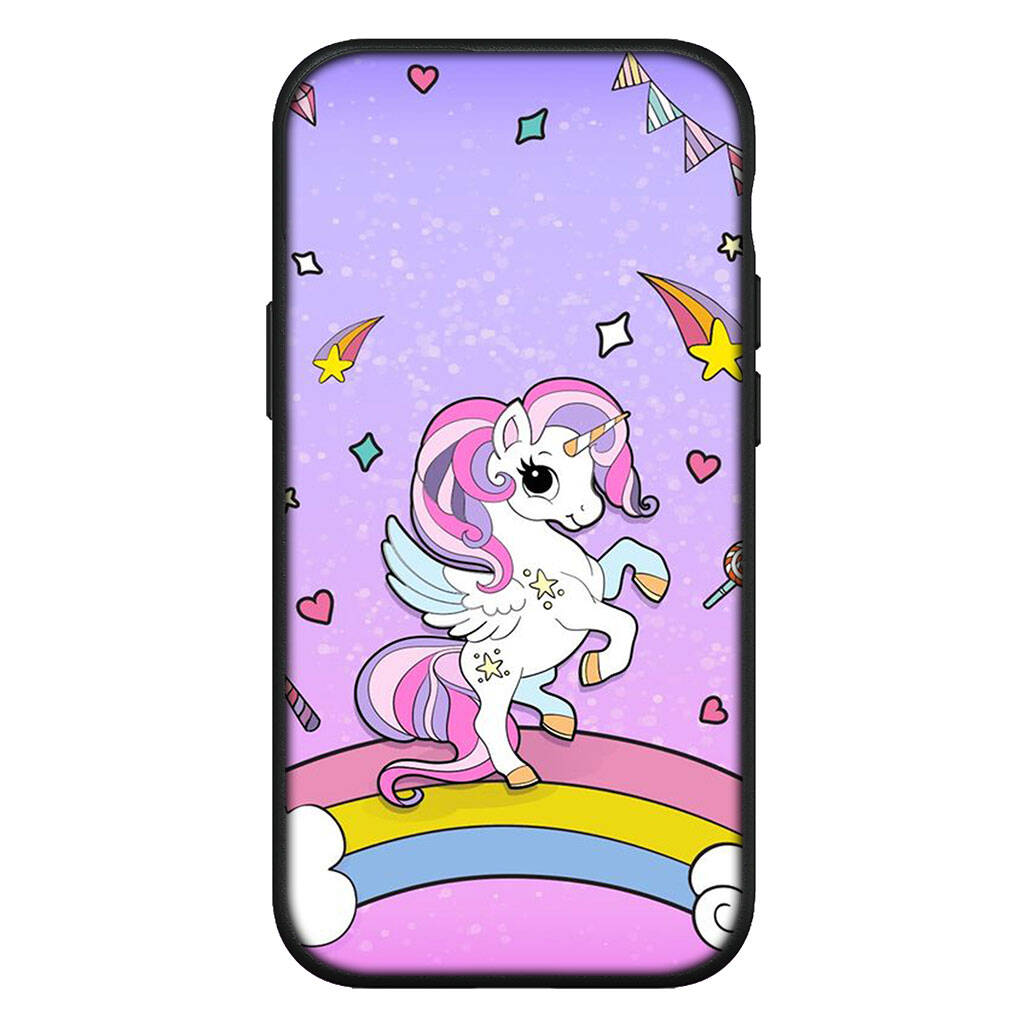 for Motorola Moto Edge 70 60 50 G54 G05 G86 Samsung Galaxy S25 iPhone 17 16 15 Xiaomi Redmi Note 14 13 Pro Max Phone Case Anime Unicornl Horse Cover