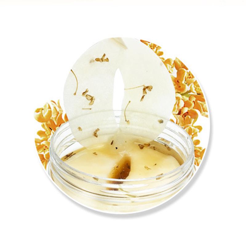 Osmanthus Golden Eye Mask Fragrance Collagen Gel Whey Protein Anti Wrinkle Anti Aging Eye Masks
