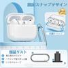 Joremx AirPods Pro 3 Clear TPU Charging Includes Silica Gel and Cleaning Pen White Case, (2025), Material/Lightweight/Shockproof/Loss