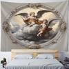 Tapestry Large Wall Painting with an Angel from the Renaissance