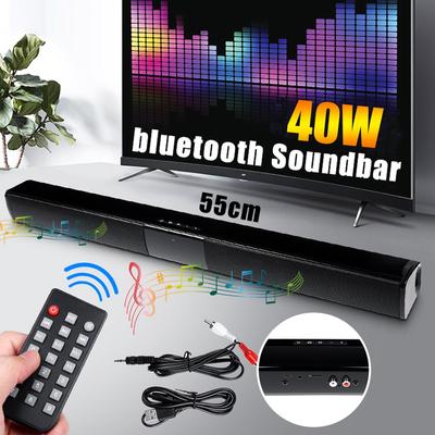 40W Wireless Bluetooth Soundbar Stereo Speaker Soundbar with Subwoofer TV Home Theater Boombox Subwoofers Remote Control