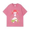 275 GSM Washed T-shirts 100% Cotton The Quintessential Quintuplets V1 Nino Print Unisex Heavy Cotton T Shirt