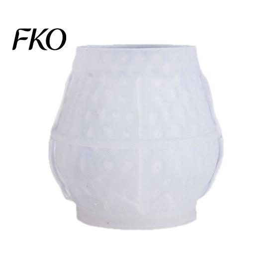 Strawberry Shape Mold Vase Cement Clay Mold, Plaster Flower Pot Silicone Fruit Texture Succulents Flowerpot Concrete Pen Holder Epoxy Resin белый