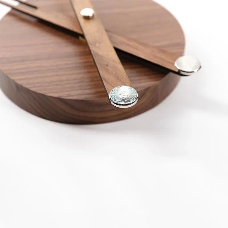 Large Solid Wood Wall Clock Needles Dial High Torque Quartz Movement DIY Walnut Spain Hands Wall Clocks Mechanism Silent Pointer
