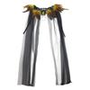 Black Halloween Feather Cloak Elegant Festival Costume Cape Hollow Lace Mesh Cape  Dance Cloaks