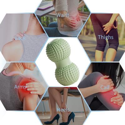Palla da massaggio alle arachidi, rilassamento muscolare dei tessuti profondi, rullo doppio Lacrosse, terapia fisica, gamba, braccio, vita, pancia, schiena, piede, massaggiatore per tutto il corpo