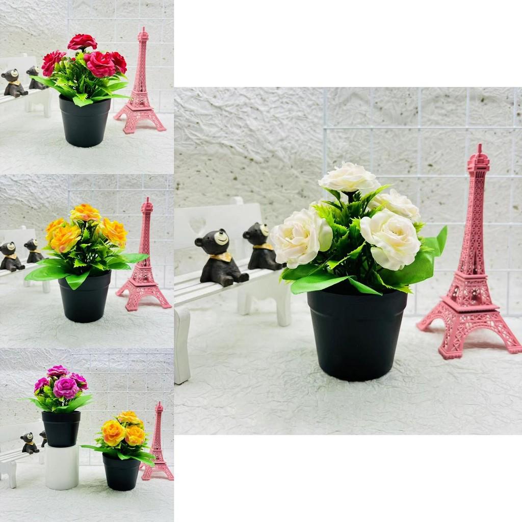 Elegant Rose Artificial Flower With Durable Material For Living Room And Commercial Use
