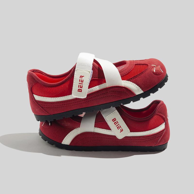 All-match Sneakers Thin-soled Casual Shoes Soft-soled Single Shoes Breathable Mary Jane Shoes