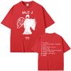 Rapper Milo J 111 Album Double Sided Print T Shirt Men Hip Hop Fashion Tshirt Male Rap Oversized T-shirt Men's Cotton T-shirts