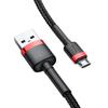 Kabel Usb Do Micro Usb Baseus Cafule 2.4A 1M (Czerwono-Czarny)