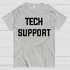 Tech Support Cotton Summer Casual Cool Loose T-Shirt
