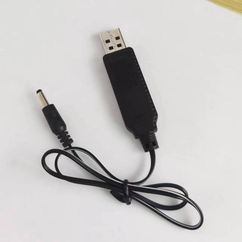 3.7V USB DC Charging Cord 3.5mm Plug Charge Line with Power Off Indicator 1/5Pcs Anti-break for Daily Long-term Use