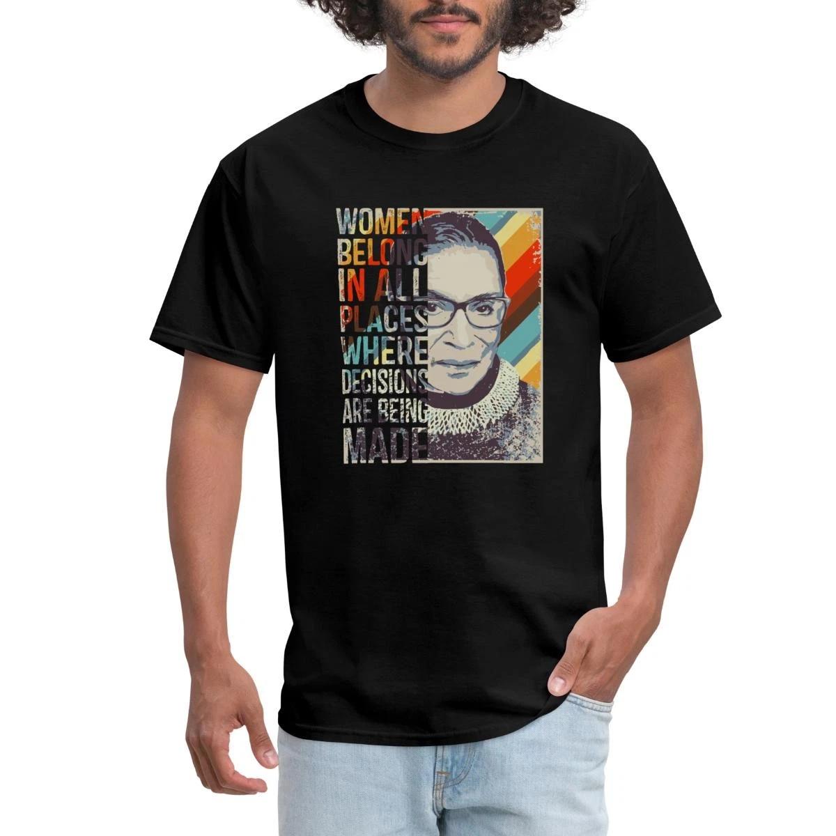 Notorious RBG Women s Rights Ruth Bader Ginsburg Men s T-Shirt XXXXL