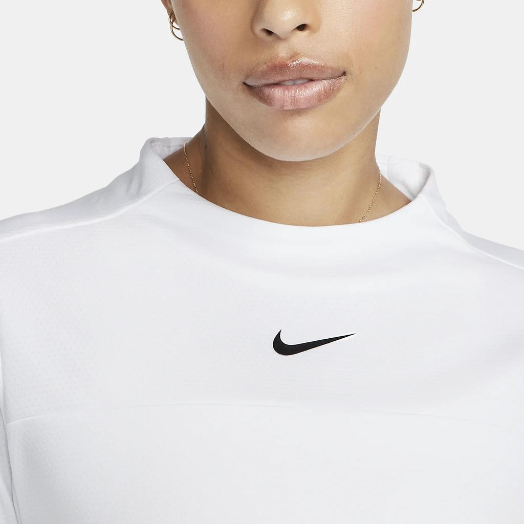 Nike Solid Quick-Dry Golf Long Sleeve Crew Neck Sweatshirt Women Sweatshirt White DX1493-100