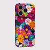 Colorful Retro Floral Glossy Film Hard PC Phone Case for Xiaomi Redmi Note 15 13 12S 12 11S 11 10 9 Pro Plus Max 4G 5G