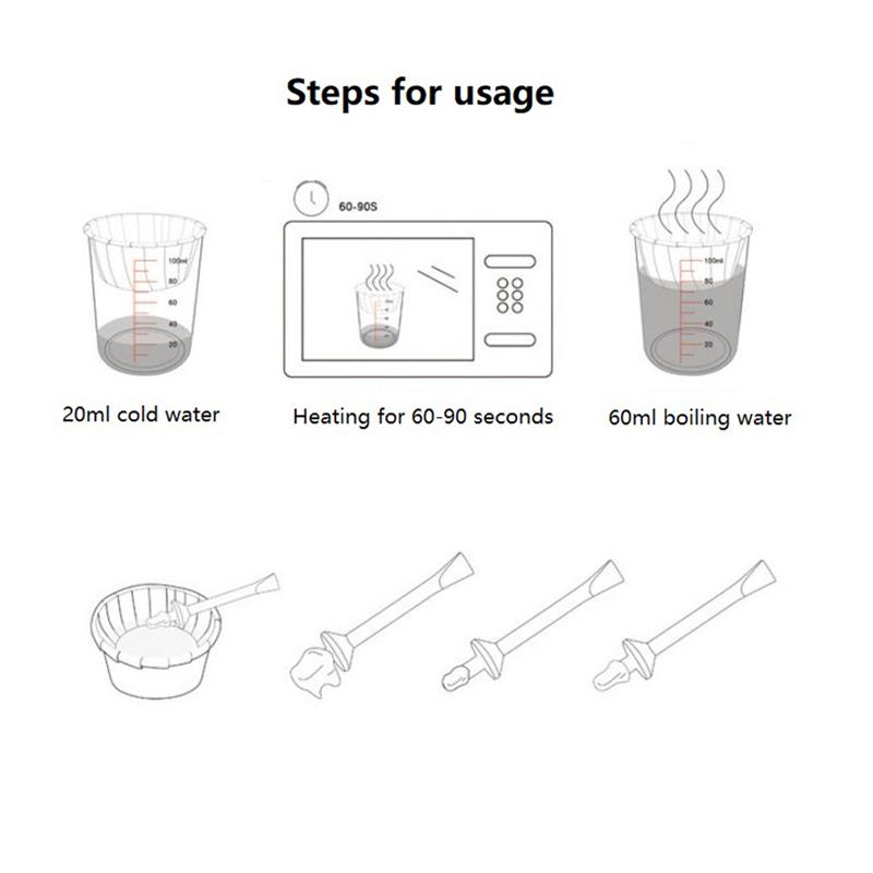 10Pcs Nose Ear Hair Removal Wax Kit For Men Women Nasal Waxing Stick Painless