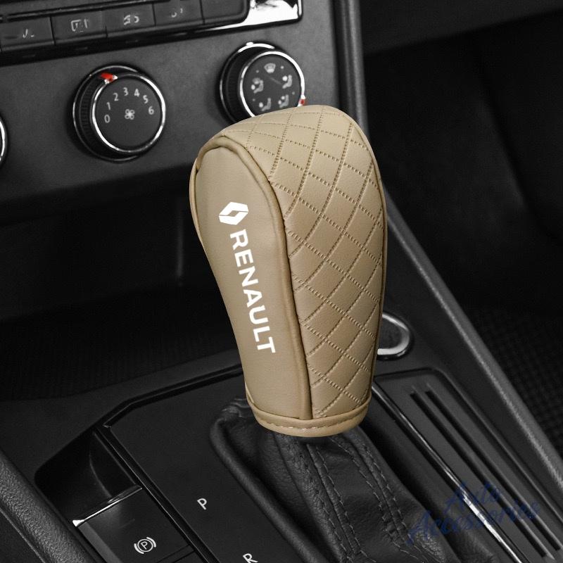 Car Gear Shift Knob Handle Cover Non-Slip Change Lever Gearshift Cover For Renault Megane 2 3 4 Twingo Clio 4 Talisman Captur RS S666