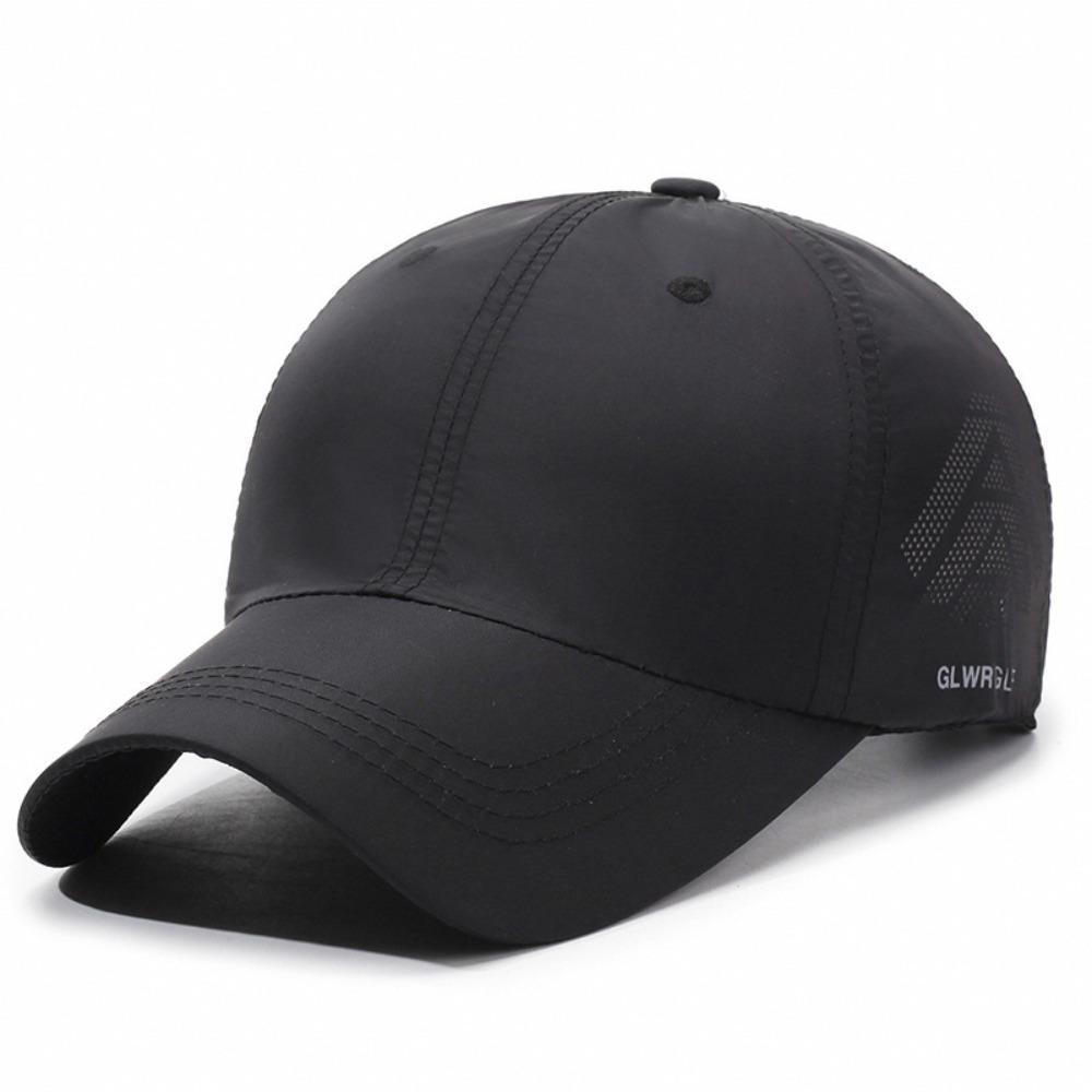 Sun Protection Quick Dry Baseball Cap Solid Color Sun Hat Breathable Men Snapback Cap  Unisex