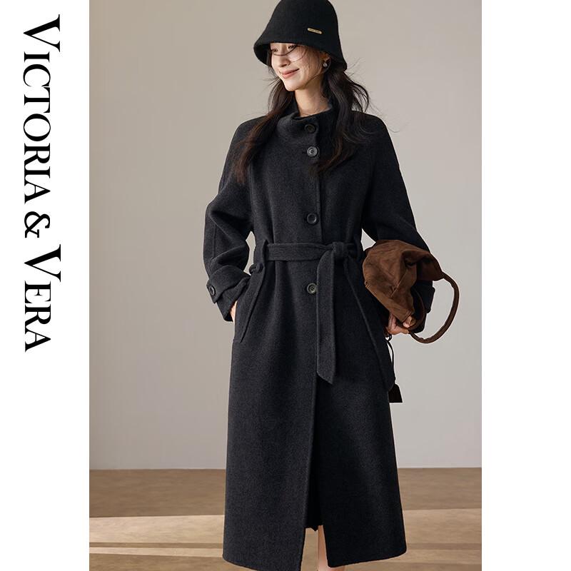 

VICTORIA&VERA Женское шерстяное пальто с поясом из кашемировой смеси XL