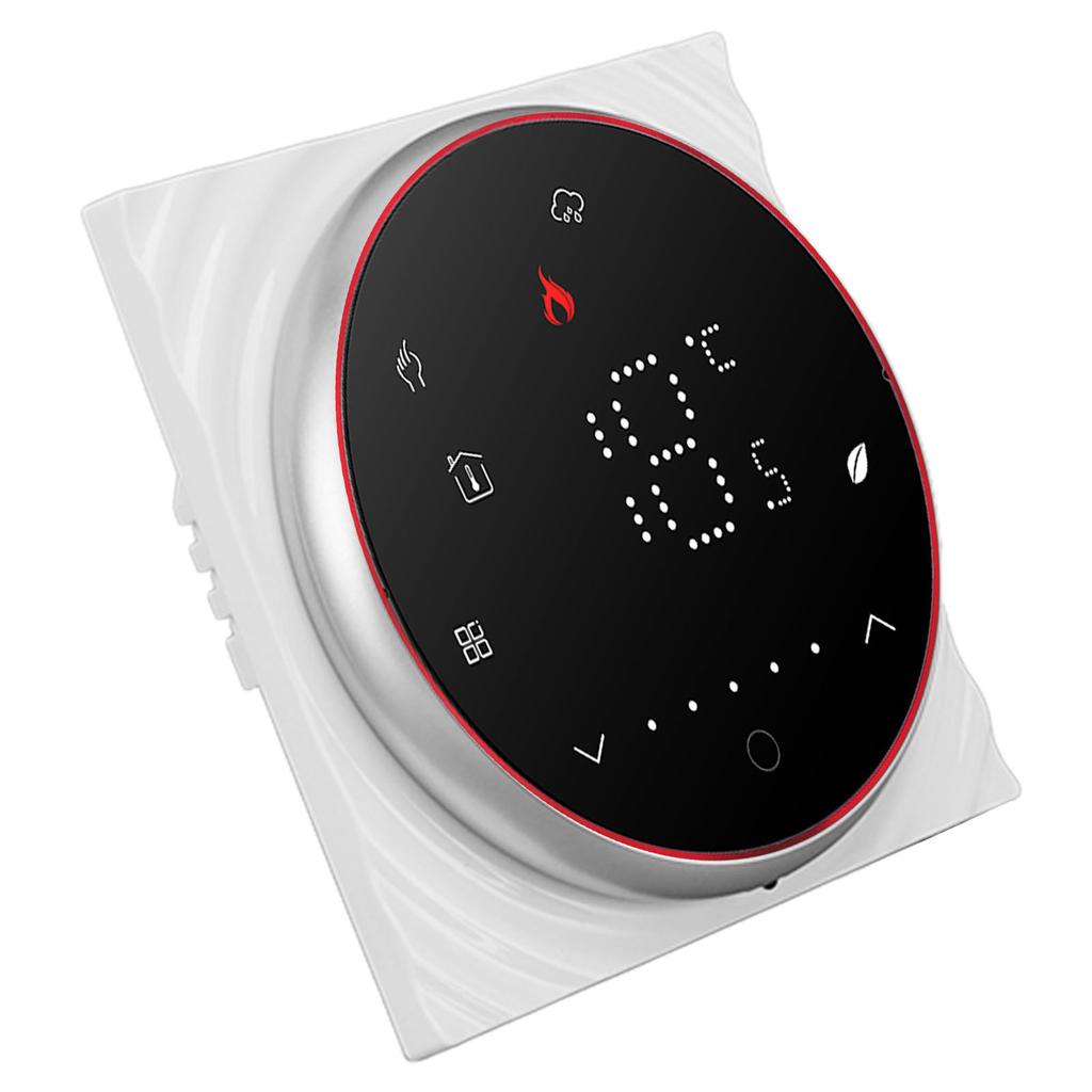 Wireless Thermostat LED Screen High Temperature Control Accuracy Programmable Smart Thermostat for Home Electric Heating AC 95 to 240V